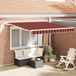 Maison Exclusive - Pare-soleil électrique avec éclairage LED et capteur, 3 x 2,5 mètre
