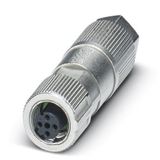 Phoenix Contact 1411069 Sensor/actuator connector M12 Aantal polen (sensoren): 4 Bus, recht 1 stuk(s) Piece