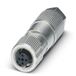 Phoenix Contact 1411069 Sensor/actuator connector M12 Aantal polen (sensoren): 4 Bus, recht 1 stuk(s) Piece