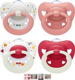 Nuk Siliconen Fopspeen 2 m+ (4 stuks)