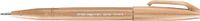 Pentel Arts Brush Sign Pen SES15C-E2X Penseelstift, Bruin, 10 Stuk