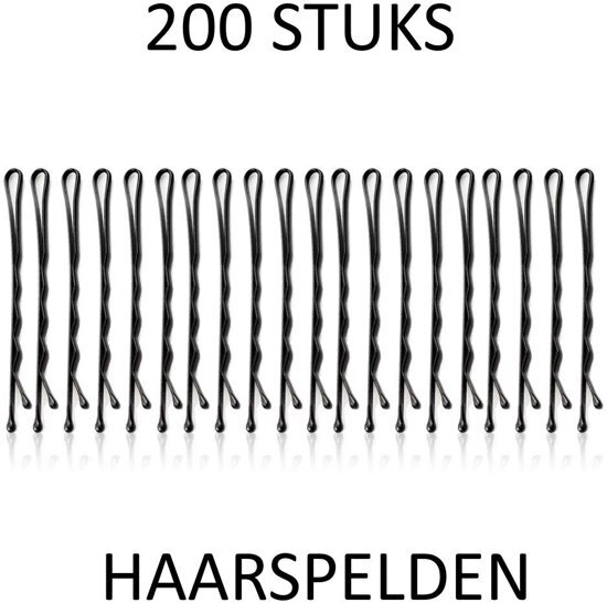 B-Deal Zwarte Haarspelden 200 Stuks