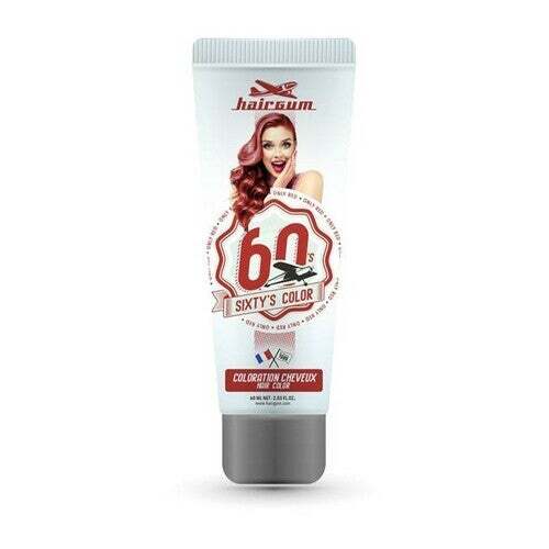Hairgum Hairgum Sixty's Semi-permanente kleuring 60 ml Only Red