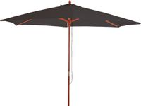 Parasol Florida - Ø 3m - Anthracite - Polyester/Bois