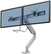 Fellowes Eppa Crossbar Monitor Arm - Zilver - 32" - 2 Schermen