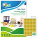 Tico 947890 etiketten, gesatineerd papier, goudkleurig, 100 stuks