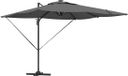 vidaXL Parasol Antraciet 286 x 284 x 270 cm Aluminium en Polyester