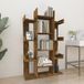 Xzzz Bibliothèque Étagères De Livres Meuble De Rangement Chêne Fumé 86x25,5x140 cm Bois D'Ingénierie