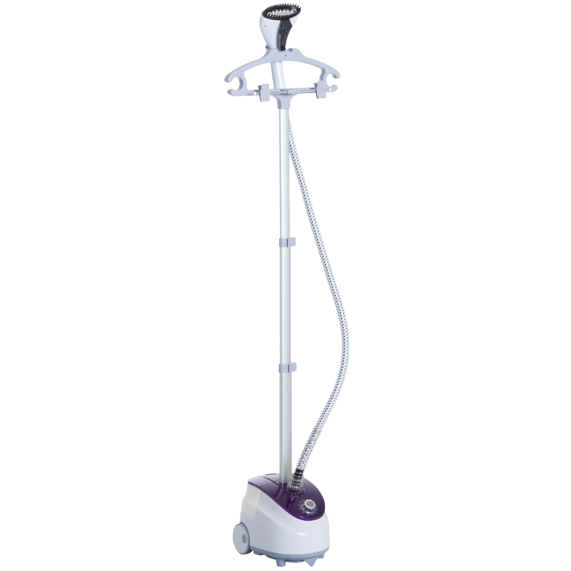 Homcom Plancha De Vapor Con Deposito De 1.8l Y Temperatura Ajustable A 11 Niveles Tipo Centro De Planchado Verticale 1800W