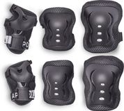 Apollo Beschermingsset voor kinderen, maat S, zwart