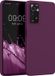 kwmobile telefoonhoesje geschikt voor Xiaomi Redmi Note 11 Pro / Note 11 Pro (5G) / Note 12 Pro (4G) - Hoesje met siliconen coating - Smartphone case in bordeaux-violet