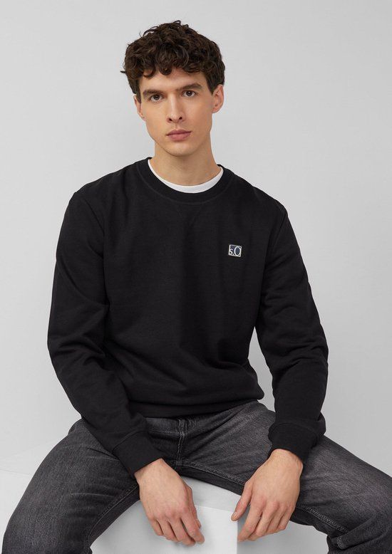 s.Oliver Sweatshirt Zwart XL