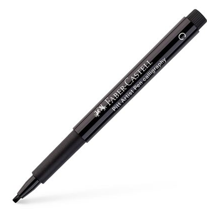 Faber-Castell Pitt Kalligrafiepen Zwart - 167599