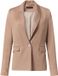 comma Indoor-Blazer lichtbruin