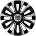 OMP Speed Magnum Wieldoppen, 4 stuks, zwart/zilver/carbon, 13 inch