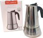 MOKA Florina Moka Express 6 kopjes espressokoker van roestvrij staal