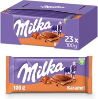 Milka Chocolade Reep Karamel - 23 x 100g