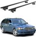 Aurilis Omac Barres De Toit Aluminium Certifiées Tüv Pour Mercedes Classe C S202 S203 S204 1993-2014 – Pour Rails De Toit Standards – Rainure En T – Charge Max 90 Kg – 2 Antivols Noir