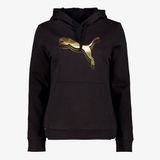 Puma Metallic Fl dames hoodie zwart goud - Maat XL
