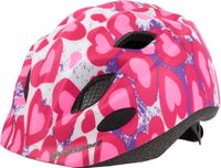 Polisport Kinder Fietshelm Glitterhearts - 52/56 CM - Roze