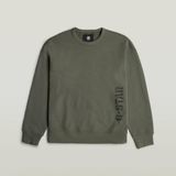 G-Star Sprayed 89 gr loose r sw Heren Sweater XL Katoen Loose Fit Casual Effen Gs Grey