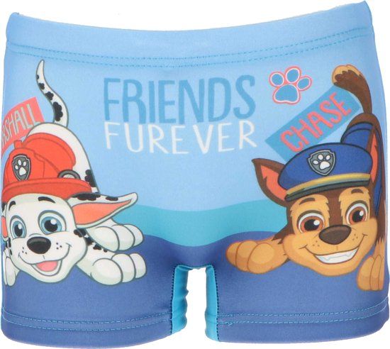 Paw Patrol Zwemshort - Friends Forever - Blauw - Maat 98/104