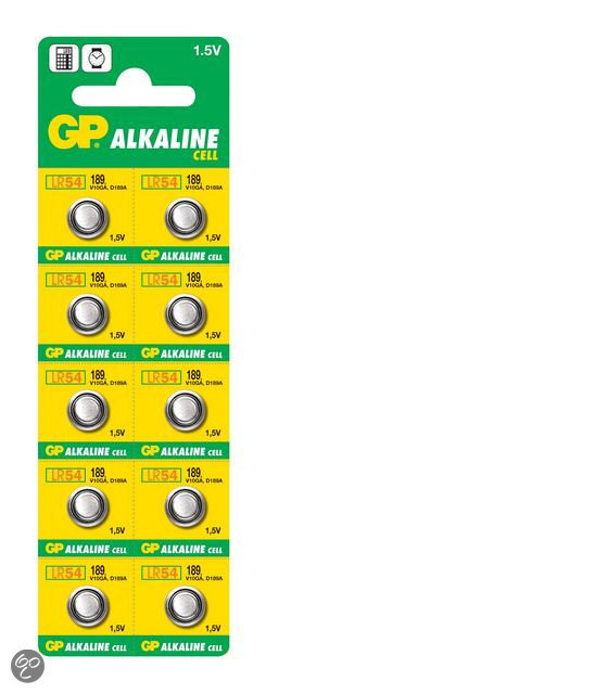 GP Batteries 189A alkaline 10-pack