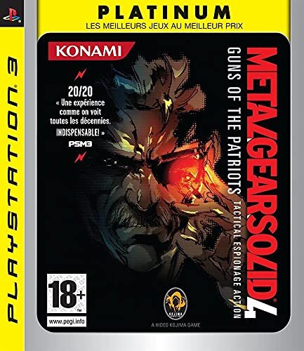 Konami Metal Gear Solid 4 : Guns of the Patriots - platinum