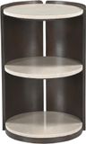 Starfurn - Nachtkastje Niva Botticino marmer 40 cm - bruin/beige