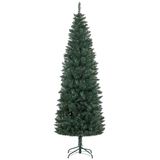 Merkloos / Sans marque HOMCOM Kerstboom 75x75x210cm Kunststof Groen