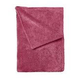 Homemania Deken Moscato – deken voor bank, bed, slaapkamer, roze, van microvezel, 250 x 200 cm