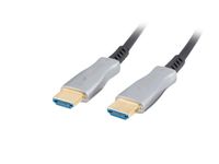 Lanberg HDMI kabel 50m Zwart, Zilver