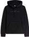 Tommy Hilfiger Tommy Jeans Dames Trui Hoodie Katoen/Polyester Zwart Maat S