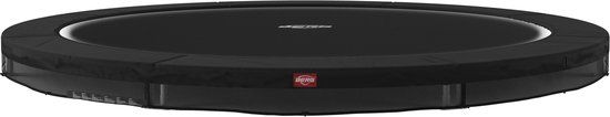 BERG SPORTS Favorit InGround 430 Trampoline - AirFlow Springdoek - Zwart
