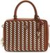 GUESS Kora Box Satchel Caramel handtas schoudertas