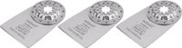 Wolfcraft - 3 Multitool schrapers Starlock