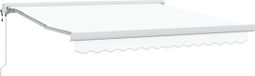 vidaXL Auvent solaire électrique 3 x 2,5 m Blanc Polyester
