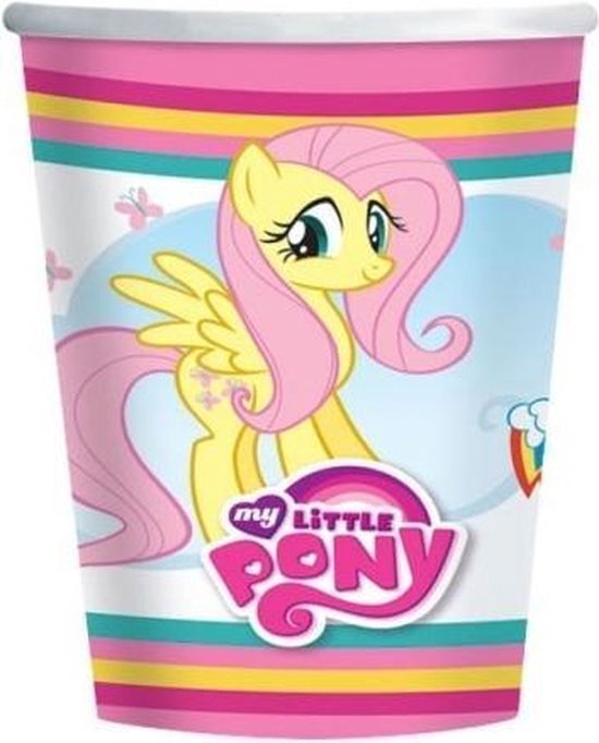 my little pony Feestbekers 250 Ml 8 Stuks Roze