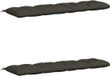 vidaXL - Coussin de banc - VIANEN - 2 pièces - 100% Polyester - Anthracite
