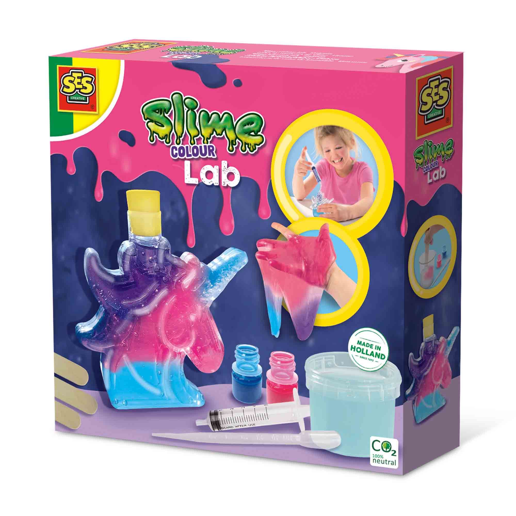 SES Slime Kleuren Lab - Unicorn - DIY Slime Kit - Ages 5+