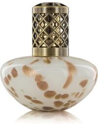 Ashleigh & Burwood Glitterati Fragrance Lamp - Large - Creme & Gold