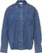 s.Oliver Blouse blauw katoen lange mouw klassieke kraag regular fit knopen effen dames 46