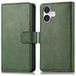 imoshion Hoesje - Geschikt voor Apple iPhone 16 - Luxe Bookcase - Groen