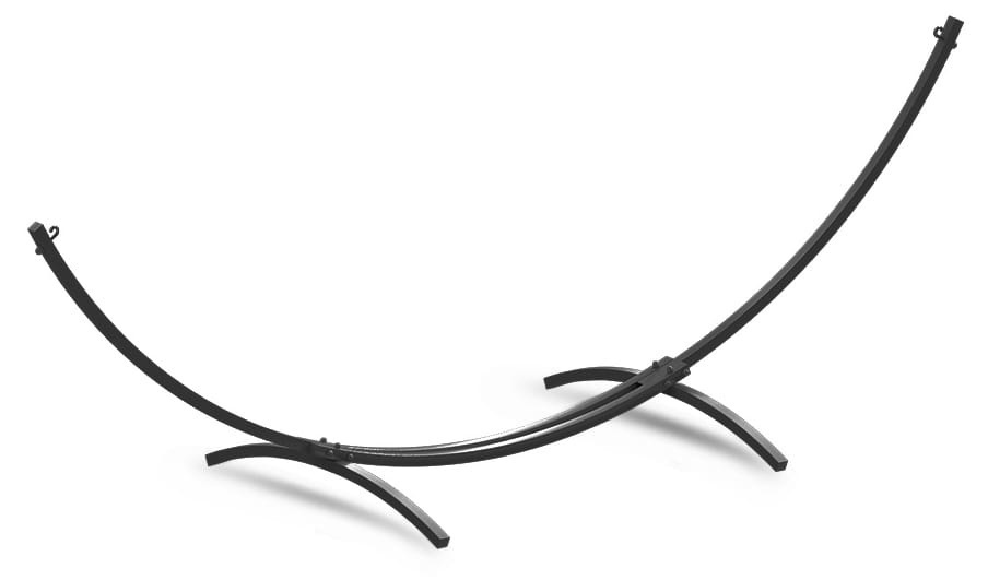 Viking Choice Frame voor grote hangmat 363 x 130 cm – zwart metaal - tot 220 kg