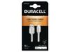 Duracell USB5012W USB-kabel 2.0 1 m USB A Lightning Wit