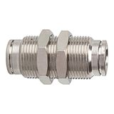Rechte Schott Rechte Connector Metallica M28x1,5 Messing Vernikkeld