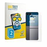 BROTECT - Screenprotector voor Samsung Galaxy Z Flip 8 (Achterkant) - Folie Beschermfolie matte 2 Stuks