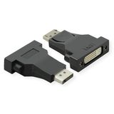 Value DisplayPort - DVI Adapter, DP Male - DVI Female