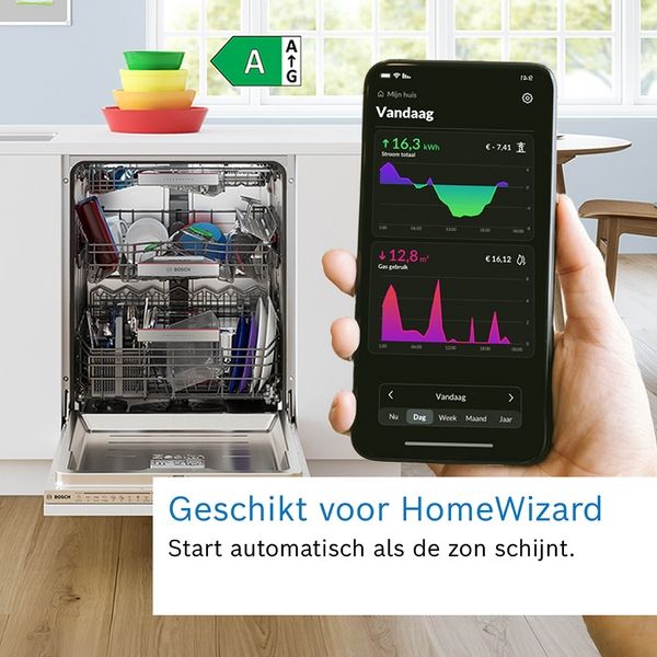 Bosch Serie 4 SMS4HKI06E - Vrijstaande vaatwasser - 13 couverts - D - Roestvrijstaal