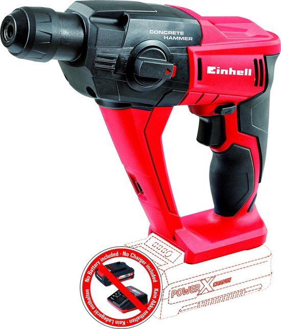 Einhell TE-HD 18 Li-Solo Accu Boorhamer - 18V - SDS-plus - Zonder Accu en Lader